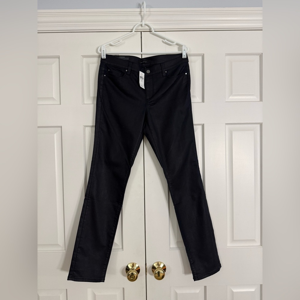 NWT Ann Taylor Coated Denim Skinny Jeans Size 10